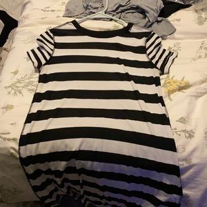 Black and white dress